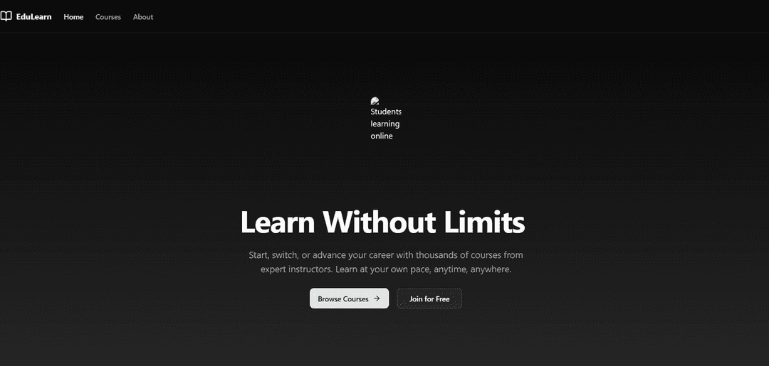 EduLearn - Learning Management System